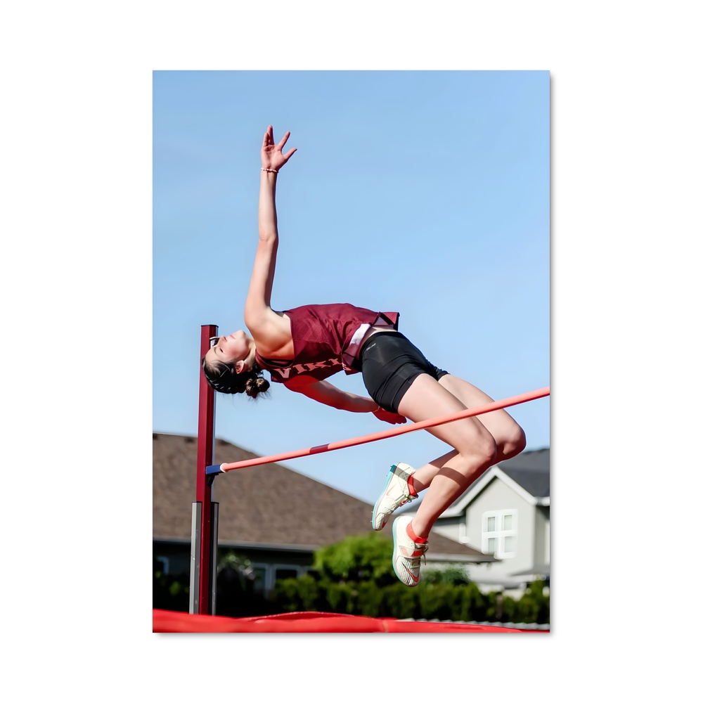 Poster Saut de Grâce – affiche Athlétisme